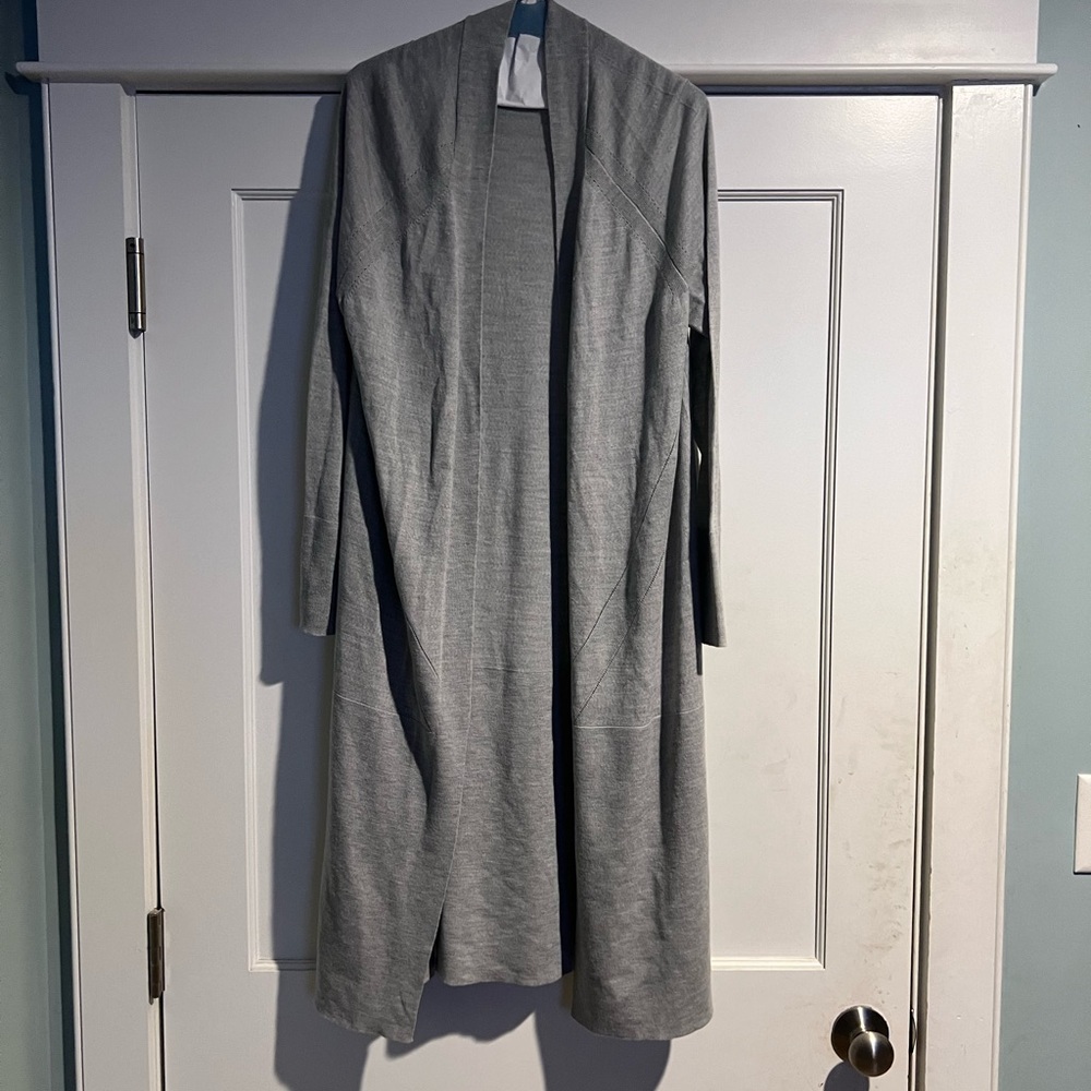 Talbots MERINO WOOL LONG NO-CLOSE DUSTER by - L - Picture 3 of 7